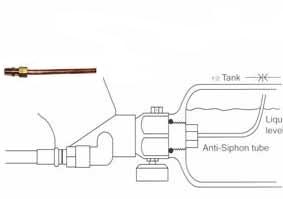 ANTISYPHON TUBE  for on/off
